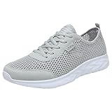 Sneaker Herren Damen Sneakers Leichte Atmungsaktive Freizeitschuhe Single Mesh Lässige Laufschuhe Sportschuhe Turnschuhe Running Tennis Schuhe Freizeit Straßenlaufschuhe Outdoor Jogging Schuhe