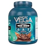 Vega Essentials Protein Pulver auf pflanzlicher Basis, Schokolade, vegan, Superfood, Vitamine, Antioxidantien, Keto, Low Carb, Milchfrei, Glutenfrei, Erbsenprotein, 1,1 kg (30 Portionen) - Verpackung