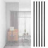 Freistehender Raumteiler, verstellbare Sichtschutztrennwand für Studio-Wohnung, ohne Bohren Installation erforderlich