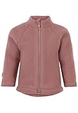 Mikk-line Walkjacke 68 Burlwood | Oeko-TEX Standard 100 | Babyjacke mit Reißverschluss für Baby und Kinder | 95% Wolle - 100% mulesingfrei Merinowolle | Für Mädchen und Jungen | Umkehrbare Bündchen