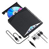 7-in-1-Multifunktionsgerät Mit Kartenleser, SDTF-Speicherkartenfunktion, USB-/TypeC-Schnittstelle, Externes Brennendes Optisches Laufwerk Einfach Zu Bedienen