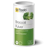 Raab Vitalfood Bio Broccoli Pulver, 100% Brokkoli-Pulver ohne Zusätze, enthält Kalium und Calcium, ideal für grüne Smoothies & Suppen, vegan, glutenfrei, 1x 230 g Dose