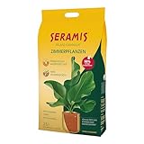 Seramis Pflanz-Granulat für alle Zimmerpflanzen, 25 l – Pflanzen Tongranulat, Blumenerde Ersatz zur Wasser- und Nährstoffspeicherung