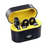 Generisch Handy-Mikrofon | Geräuschunterdrückendes Ansteckmikrofon - Plug & Play Zubehör für Videografie Vlog Streaming & Interviews