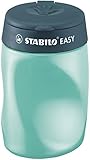 STABILO - Ergonomischer Dosen-Spitzer für Linkshänder - EASYsharpener - 3 in 1 - petrol