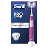 Oral-B Pro Junior Elektrische Zahnbürste/Electric Toothbrush für Kinder ab 6 Jahren, Drucksensor, 3 Putzmodi inkl. Sensitiv für Zahnpflege, weiche Borsten & Timer, Designed by Braun, lila