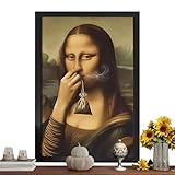 Badezimmer Kunst Nase Zuhalten - Humorvoll Skurril Lustig Vintage Klo Gemälde - Nase-Zuhalten Wandkunst Dekoration,Für Büro Zuhause Wohnheim Wohnung Und Gästebad