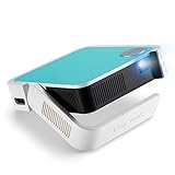 Viewsonic M1 Mini Plus Portabler LED Beamer (WVGA, 120 Lumen, HDMI, Micro USB, USB, WLAN-Konnektivität, Bluetooth, 2 Watt Lautsprecher) multicolor