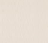 A.S. Création Satintapete Simply White 4 Tapete 10,05 m x 0,53 m creme Made in Germany 747938 7479-38