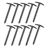 Limtula 10 Stück Schraubanker Erdnägel Zeltstift Heavy Duty Spiralen Anker Heringe Camping Heringe für Befestigungen Camping Zelt