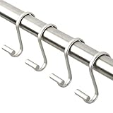 iDesign 76752EU T-Balken Duschvorhanghaken 12 Stück, 5,1 x 17,1 x 8,9 cm, satiniert