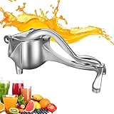 Manuelle Fruchtpresse, Aluminiumlegierung Fruchtpresse, Tragbarer Manueller Entsafter für Maximale Saftproduktion, Zitruspresse für alle Zitrusfrüchte