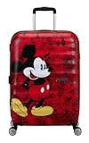 American Tourister Wavebreaker Disney FL - Spinner M, Koffer, 67 cm, 64 L, Mehrfarbig (Mickey Comics Red)