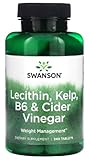 Swanson - Lecithin, Kelp, B6 & Cider Vinegar | Unterstützung für Stoffwechsel und Energie - 240 Tabletten