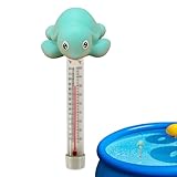 Poolthermometer,Tiercartoon Thermometer Mit Leine | Wassertemperatur Zubehör Für Schwimmbad Spa Dusche Hot Spring Fischbecken