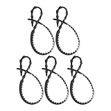 Verstellbare Pflanzenbinder – flexibler Gartenverschluss, robuste Pflanzenwickel, Strauchstützgurt, wiederverwendbares, weiches Verschluss-Bindesystem, langlebiges Dreh-Bindewerkzeug mit einfachem