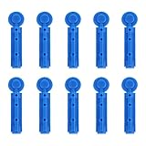 HEALLILY 200 Stücke Einweg Blutlanzetten Universal Kosmetik Lanzetten Blutzucker Stechhilfe für Blutzuckermessung Kapillare Blutentnahme Krankenhaus Sicherheitslanzetten Lanzettiergerät (Blau)