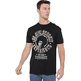 Jimi Hendrix Unisex Mono Image Experience, Black T-Shirt, Schwarz, XL