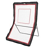 VEVOR Lacrosse-Rebounder für den Hinterhof, 1,5 x 2,1 m großes Volleyball-Rücksprungnetz, Pitchback-Throwback-Baseball-Softball-Return-Trainingsbildschirm, verstellbarer Winkel, Schießübungs-Trainings