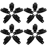 VALICLUD 50 Stück Tragbare Zaunisolatoren aus Robustem PP für Elektro und Weidezäune Abgewinkelte Nut Sichere Landwirtschafts Pfostenisolatoren