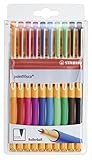 STABILO - Tintenroller - pointVisco - 10er Pack - mit 10 verschiedenen Farben