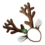 Stirnband mit Rentiergeweih, Accessoire für Cosplay Weihnachten | Zubehör für Halloween Cosplay, für Erwachsene Veranstaltungen mit Performance-Thema auf der Bühne, Ersteller von Inhalten