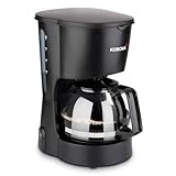 Korona 12011 Kaffeemaschine | Schwarz | Filter-Kaffeeautomat für 5 Tassen Kaffee | Mit Glaskanne I 600 Watt