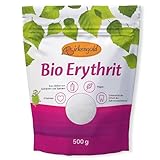 Birkengold Bio Erythrit, 500 g Beutel | Kalorienfreier Zuckerersatz aus Erythrit | Vegan und Zahnfreundlich | Natürlicher Zuckerersatz zum Backen | Glykämisch neutral