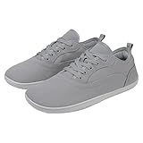 Barfußschuhe Damen Herren Laufschuhe Unisex Weit Minimalistische Barfuss Schuhe Outdoor Trail Running Walking Schuhe Turnschuhe Bequeme Slip On Sneaker Leichte Atmungsaktiv Fitnessschuhe