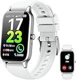 Smartwatch Herren Damen, 1,57' HD Fitnessuhr Herren mit Telefonfunktion, Wasserdicht Aktivitätstracker 110+ Sportmodi, Fitness Tracker mit Herzfrequenz Schlafmonitor Schrittzähler, Android iOS