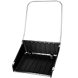 Schneehexe Schneewanne mit Alu-Kante – 78 cm XXL Schneeschieber für große Flächen – Ergonomisch & Robust – Winterfeste Kunststoffwanne (780 x 650 x 1500 mm)