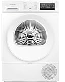 Siemens WT45HVA4, iQ300, Wärmepumpen-Trockner, 8 kg, autoDry, super40-Programm, 63 dB, Touch LED-Display, softDry, Outdoor-Programm, easyClean-Filter, Kindersicherung, Weiß