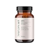 LIV OPC Traubenkernextrakt Hochdosiert | 360mg natürliches OPC pro Kapsel | Volle Kraft aus Traubenkernen | Vegan, Ohne Zusatzstoffe | 120 Kapseln