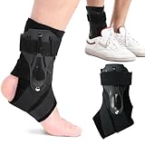 CJBIN Sprunggelenkbandage, Bandage Fußgelenk Sprunggelenk mit PE Board, Knöchelbandage Sprunggelenk für Knöchelverstauchung, Arthritis, Dehnung und Unterstützt den Knöchel (L/40-42)
