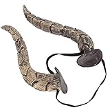 STOBOK Halloween Animal Simulation Horn Stirnband Halloween Devil Demon Horn Kopfbedeckung für Halloween Cosplay Haarzubehör
