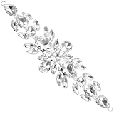 VILLCASE Wassertropfen Rhinestone Applikation Für Hochzeitskleider Und Accessoires DIY Kleidung Verzierung Mit Glassteinchen Weißes Design Für Gürtel Schuhe Und Taschen