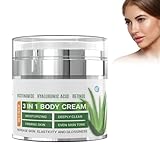 Eazerom 03 50g Körpercreme, Aloe Vera,Beruhigende Körperpflege für,Natürliche Beruhigende Pflegende Feuchtigkeitscreme für Trockene & Strapazierte Haut,Body Lotion Aloe & Pflege