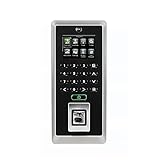 Biometrisches Zeiterfassungssystem für Mitarbeiter F21 Optionale RFID-Lese-Fingerabdruck-Zugangskontrolle mit Kamera-Fotoaufzeichnungsfunktion, Türzugangskontrollsystem für kleine Unternehmen und Büro