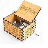 5665 5665 Harry Potter Spieluhr, dekorative Spieluhr aus Holz, Harry Potter Hogwarts Musik, klassisches Vintage-Geschenk