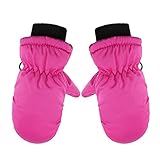 Kinder Skihandschuhe wasserdichte Winter Schneehandschuhe für Kinder Snowboard Handschuhe Winddichte Warme Skifahren Handschuhe für Jungen Mädchen Comfy