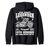 55 Geburtstag Mann Biker Geschenk Motorrad Chopper 1970 Kapuzenjacke