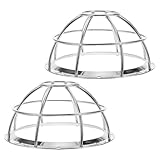 Ipetboom 2 Stück Metall Schutzgitter für Unterputzsprinkler Feuerfestes Sprinklerkopfgehäuse Schutzabdeckung für Wand und Hängesprinkler Langlebiger Feuerschutz