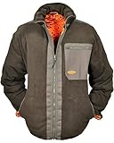 HUBERTUS Herren Fleece - Wendejacke Oliv Gr. XXXL