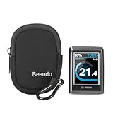 Besudo Schutzset passend für Bosch Kiox 300 Display(BHU3600) - Kiox 300 Display Schutzhülle - Kiox 300 Schutz mit Schutztasche - E-Bike Display Schutz Zubehör