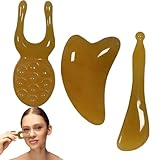 Sha Manuelles Gesichtsmassagewerkzeug - Sha Hautpflegewerkzeuge - Natürliche Handheldwerkzeuge für Gesicht und Körper, Gesichtshaut und ist