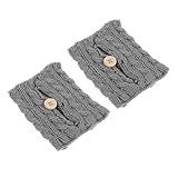 Mipcase 2 Stück Stricker Becher Kaffeetassenüberzüge Für Tassen Wiederverwendbare Eiskaffeehülle Tassenpullover Ärmel Für Kaffeetassen Heiße Cup-ärmel Feiertags-cup-ärmel Stricken Grey
