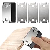 JGCJGG Furnierkantenschneider mit 3 Ersatzklinge, Kantenhobel Holz, Kantenschneider Umleimer, Rutschfest Handhobel für Kantenhobel Holz Pvc Abs Fasenhobel Einhandhobel Schwarz