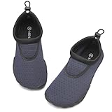 Mishansha Schnell Trocknend Badeschuhe für Kinder Marineblau 31 EU