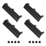 Create idea Festplattenabdeckung mit Schrauben, HDD-Caddy, Türabdeckung, kompatibel mit Dell Latitude E6430 E6530 E6330 Serie Laptop, Schwarz, 4 Stück