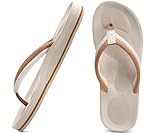 COFACE Damen Zehentrenner Sommer Flip Flops Frauen Bequem Mode Plateau Pantoffeln Sandalen Bade Strand Sport Zehentrenner rutschfest Gummifu ßbett EU39 weiß